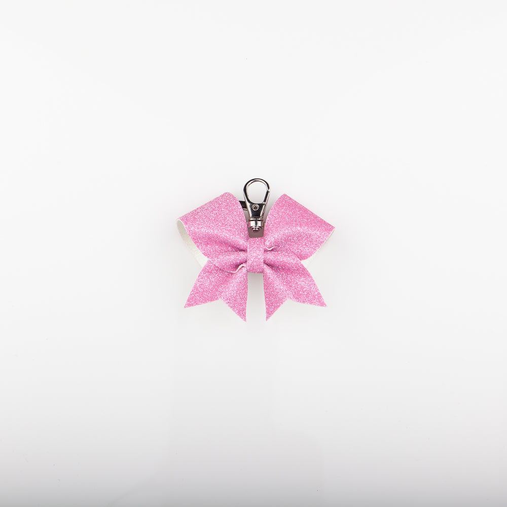 Key ring Bow Plain Flamingo