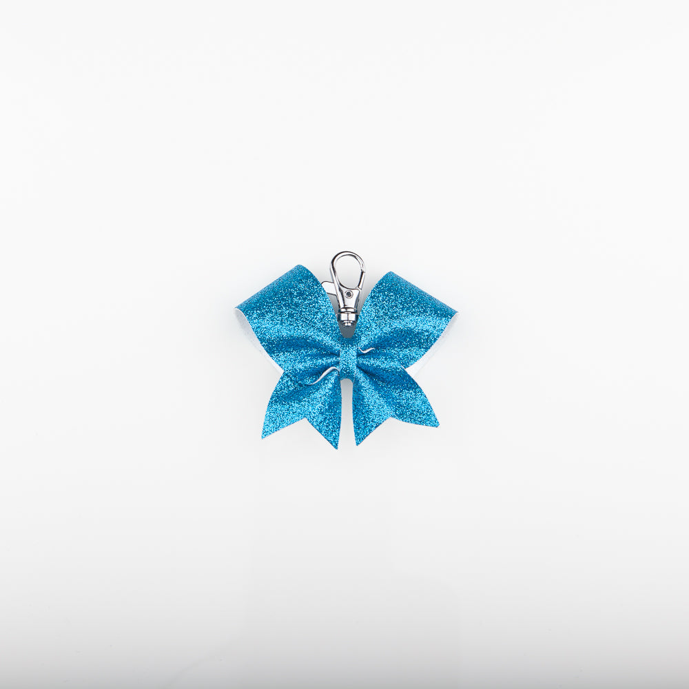 Key ring Bow Plain Aqua Ultra