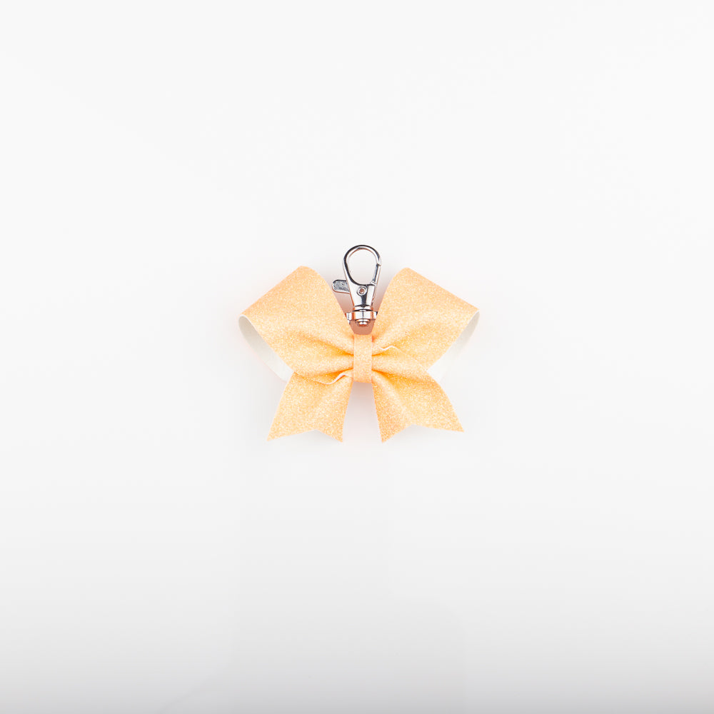 Nyckelring Bow Plain Neon Orange