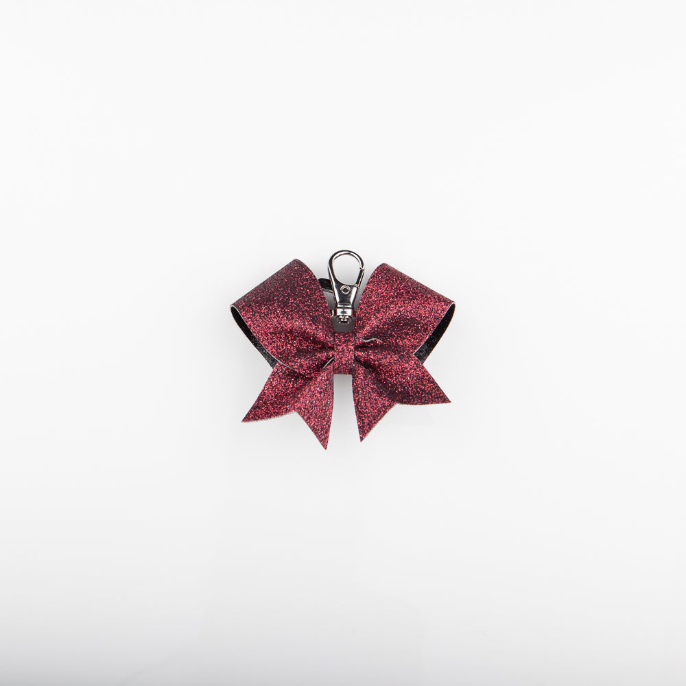 Nyckelring Bow Plain Burgundy