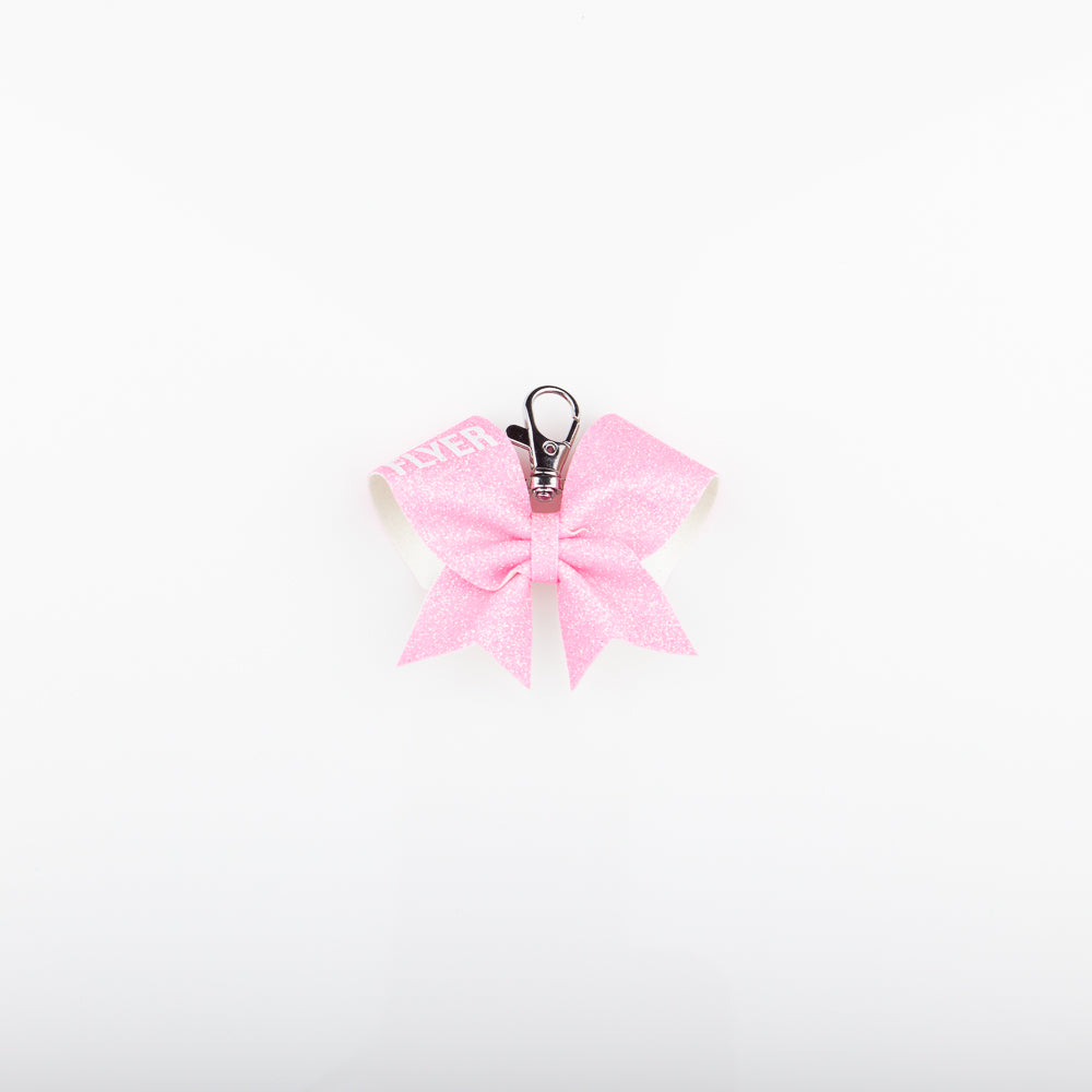 Keyring Bow Flyer Neon Pink