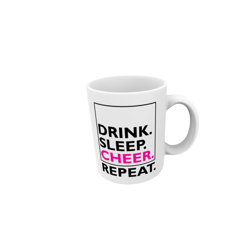 Mugg Drink Sleep Cheer Repeat