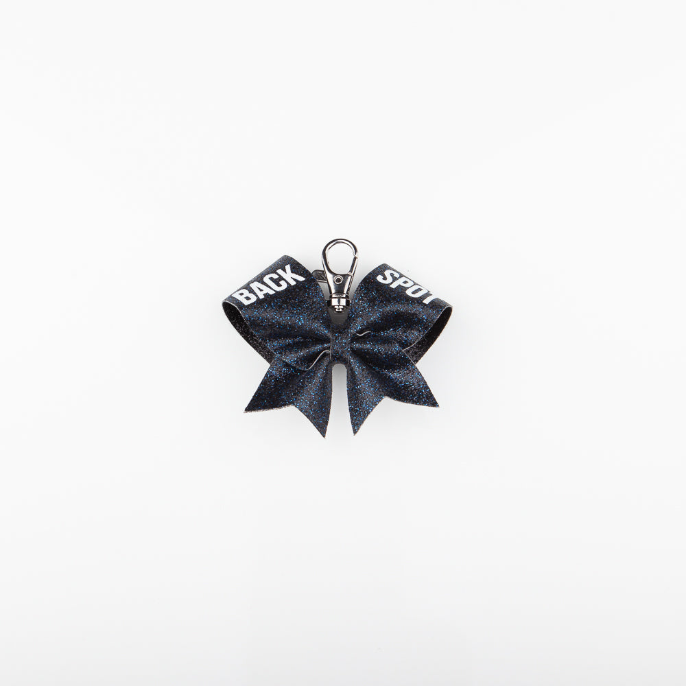 Keyring Bow Back Spot Midnight Blue
