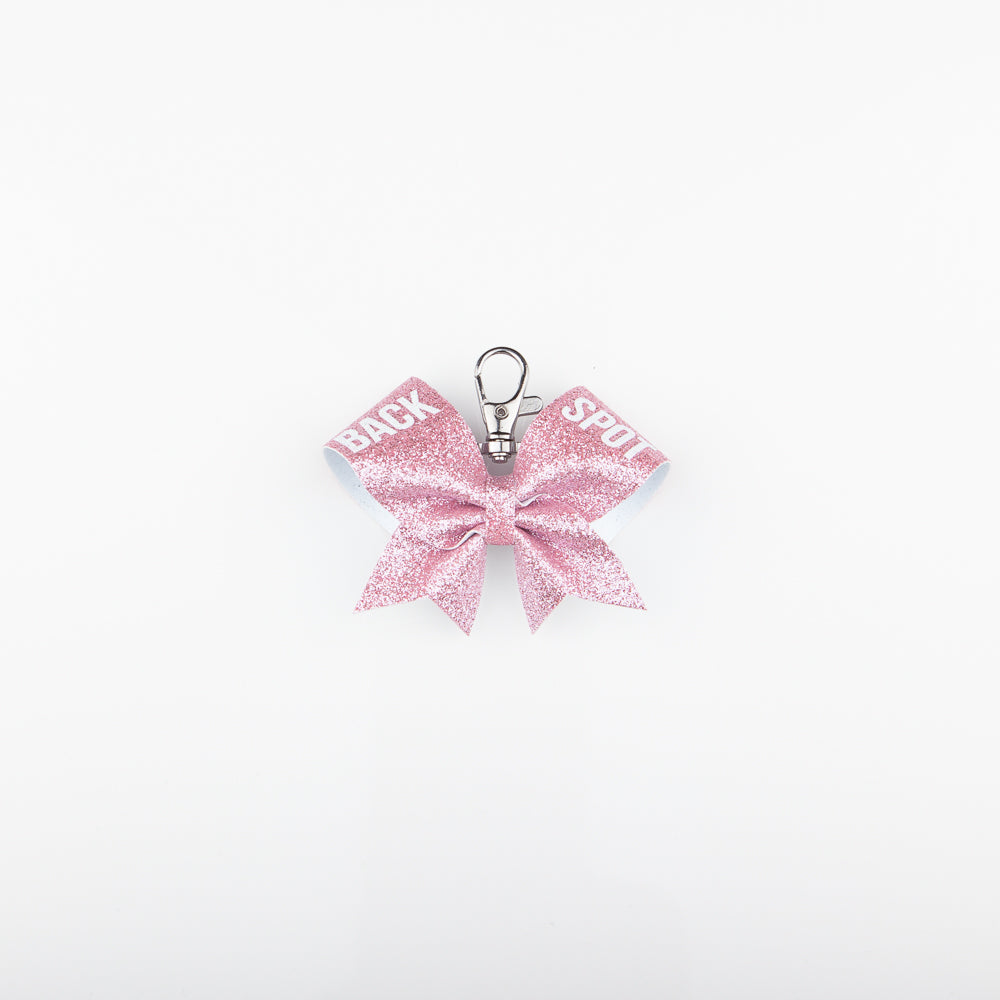 Keyring Bow Back Spot Light Pink Ultra