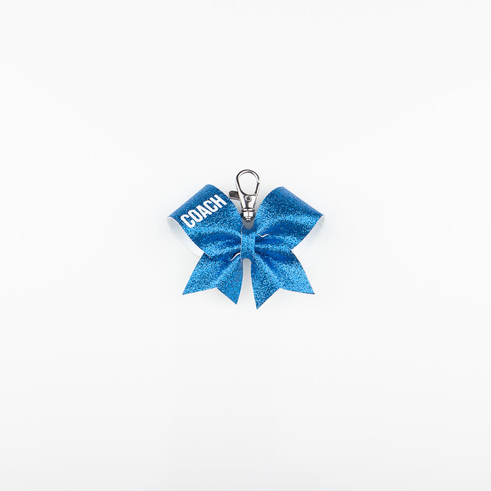 Key ring Bow Coach Blue Ultra