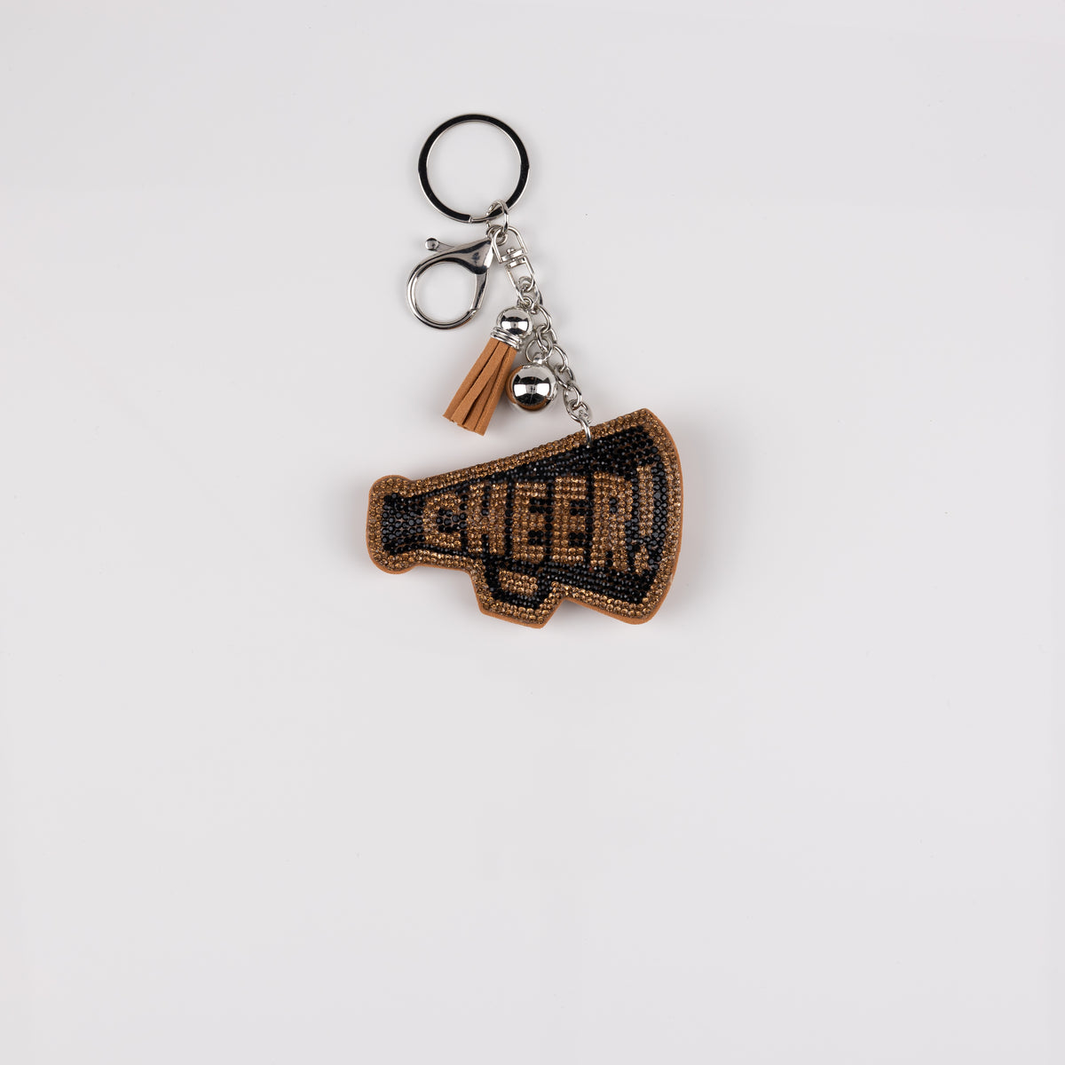BAG CHARM MEGAPHONE TEDDY/BLACK