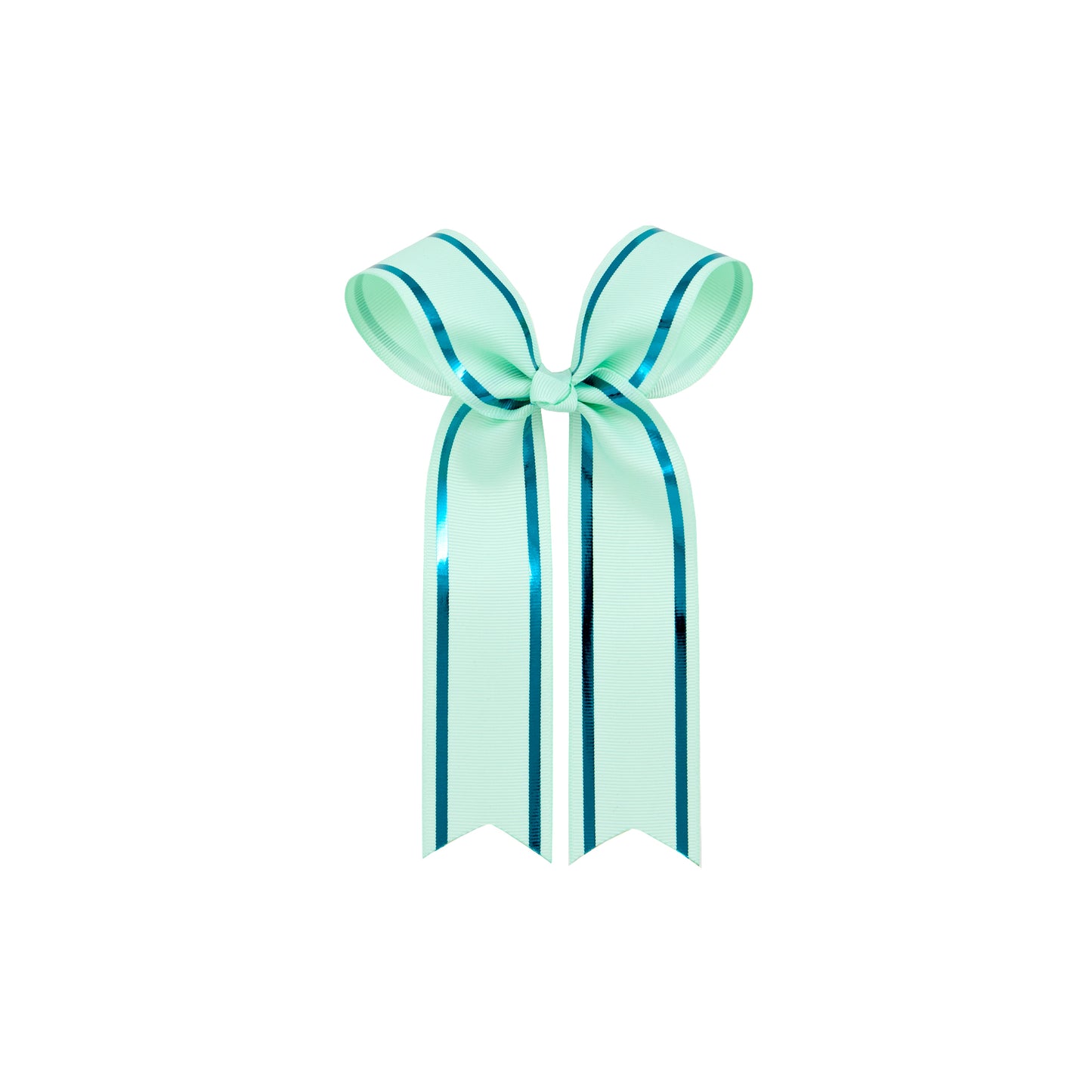 Bow Collage Mint with Metallic Turquoise