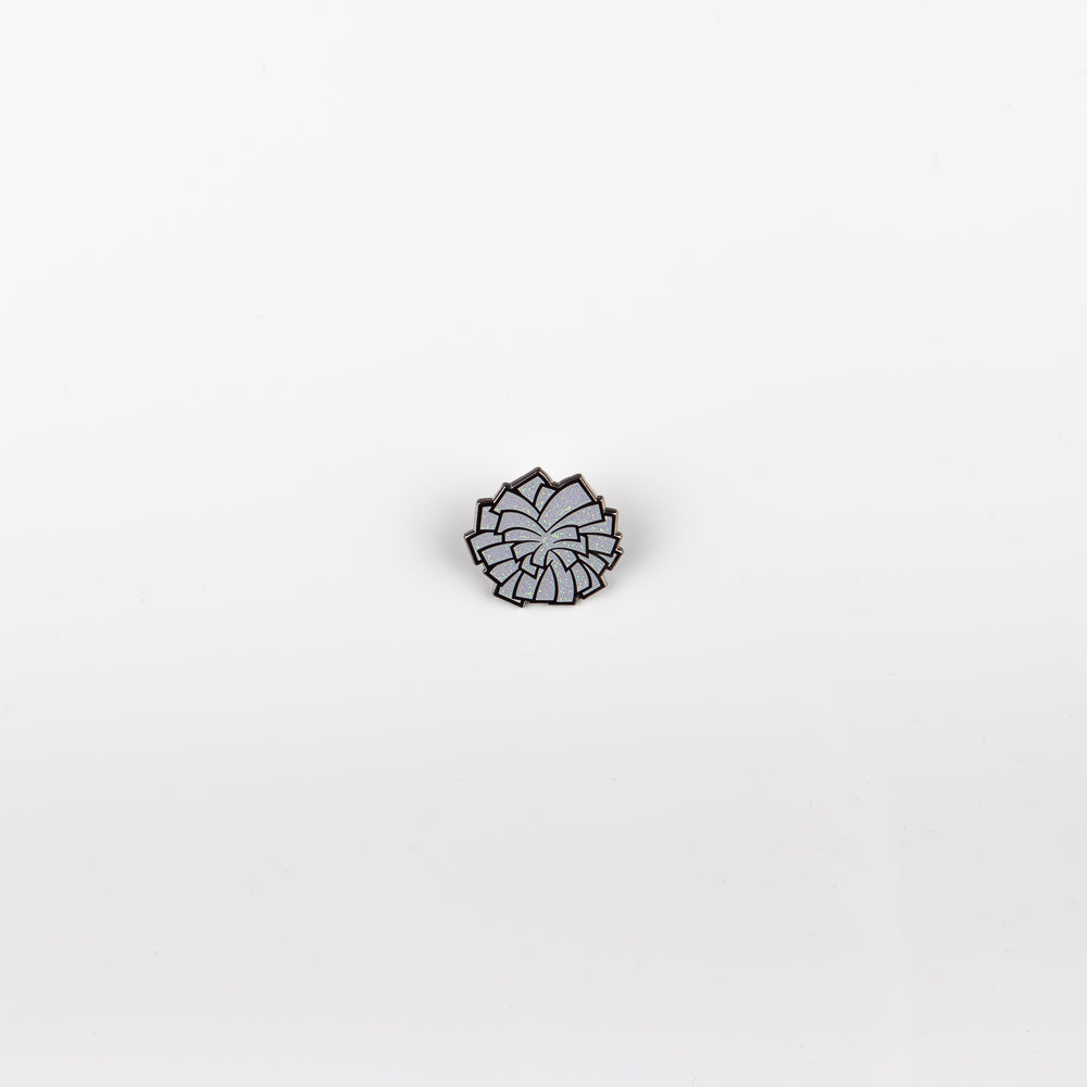Pin Pom Silverglitter