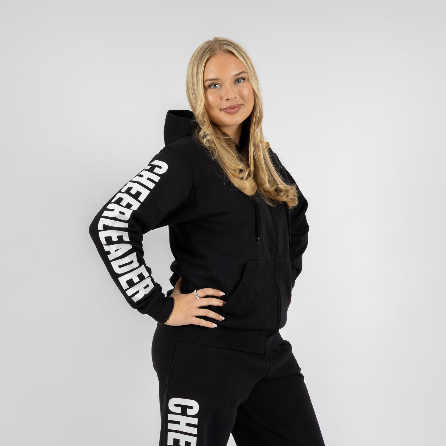 Hoodie CHEERLEADER Svart