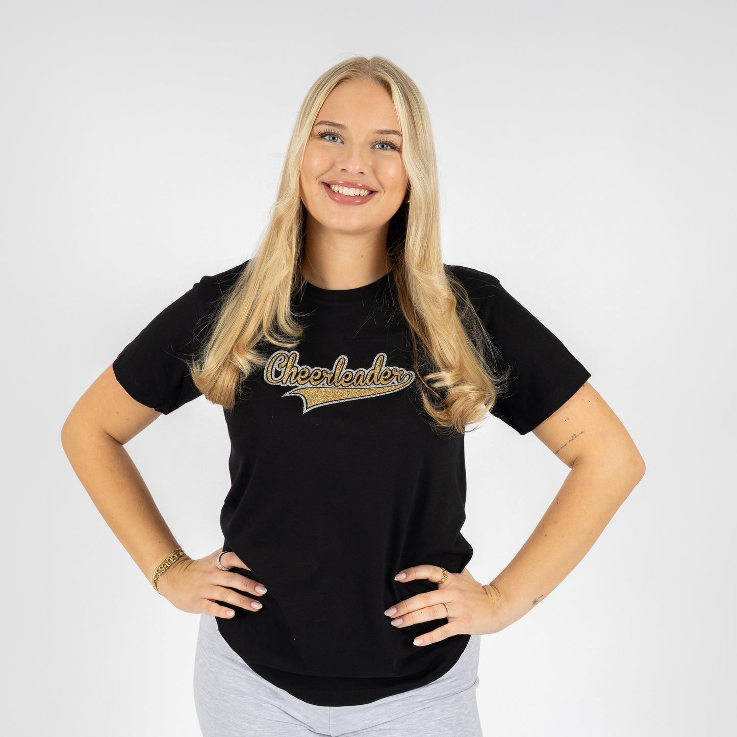 T-Shirt Cheerleader R Old Gold