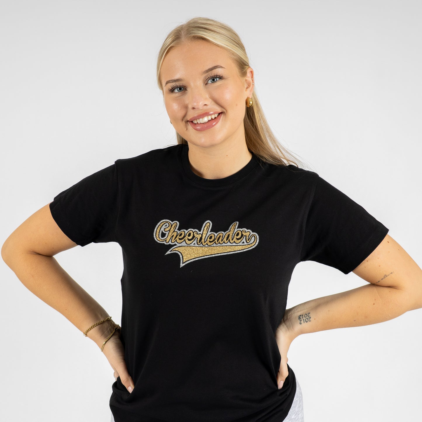 T-Shirt Cheerleader R Old Gold