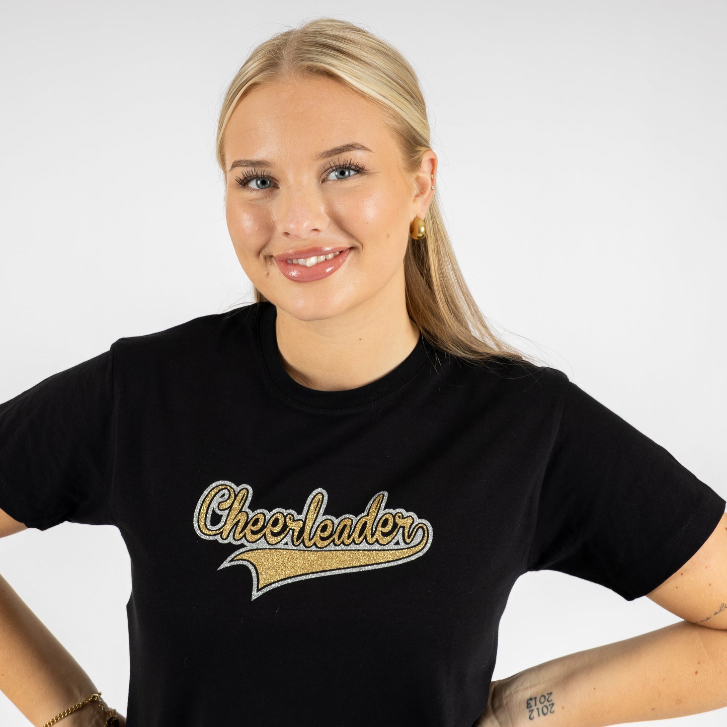 T-Shirt Cheerleader R Old Gold