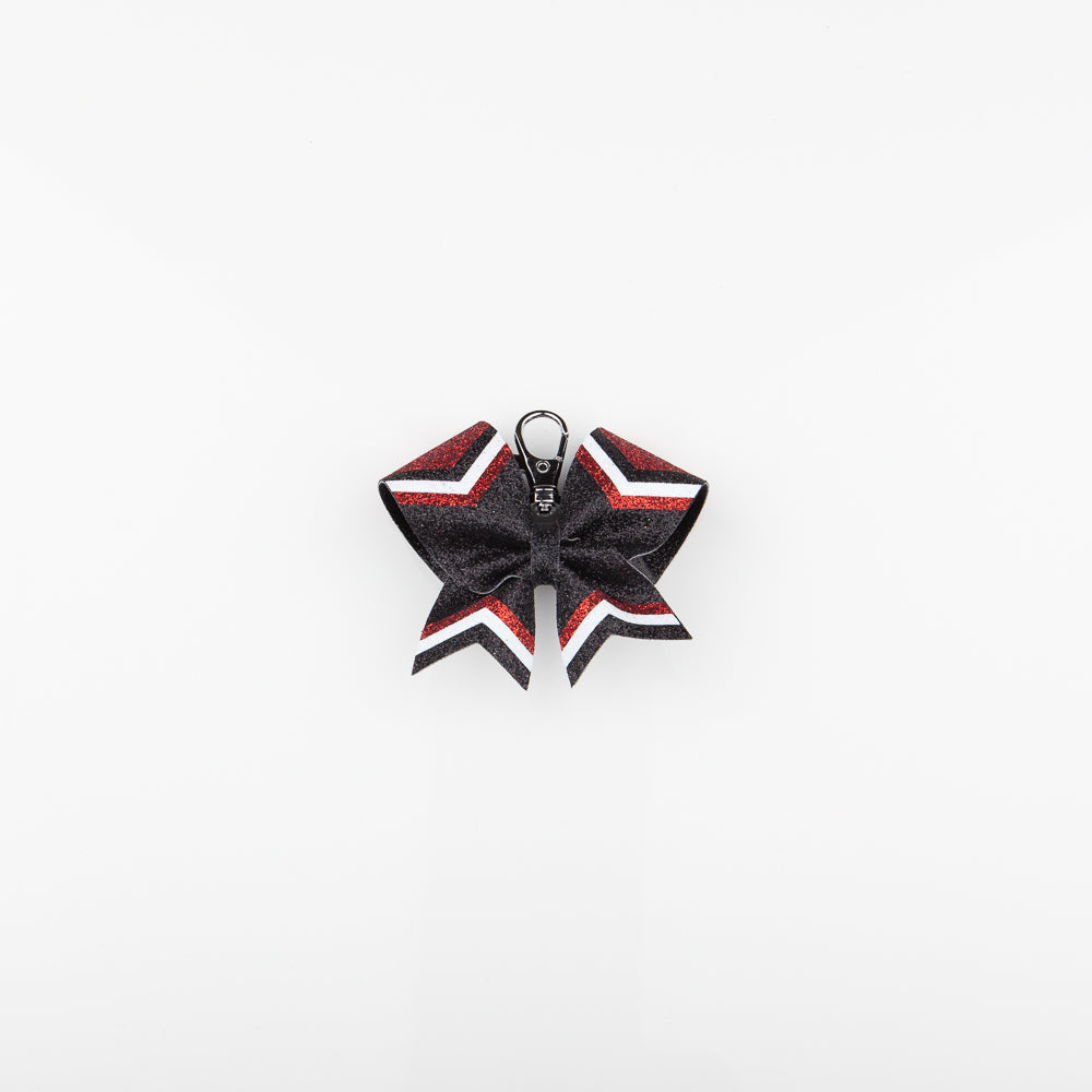 Keyring Bow Sport Edition Hexagon Red & Black