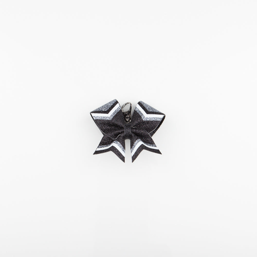 Keyring Bow Sport Edition Hexagon SilverBlack & Black