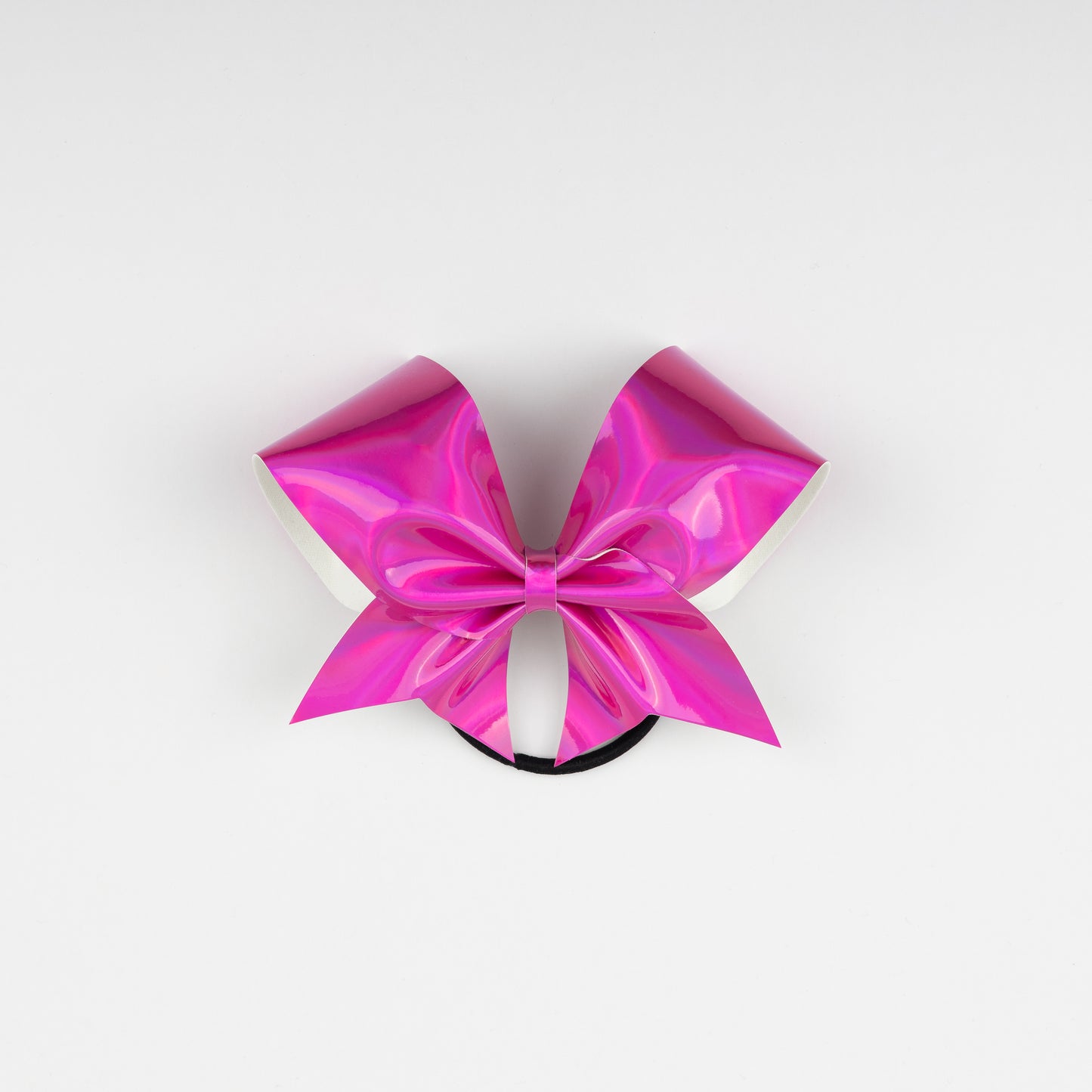 Bow Metallic Hot Pink Mellan