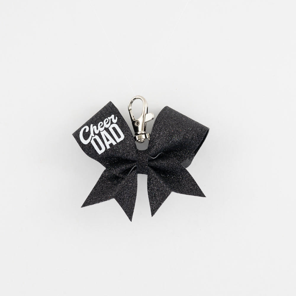 Nyckelring Bow Cheer Dad Black