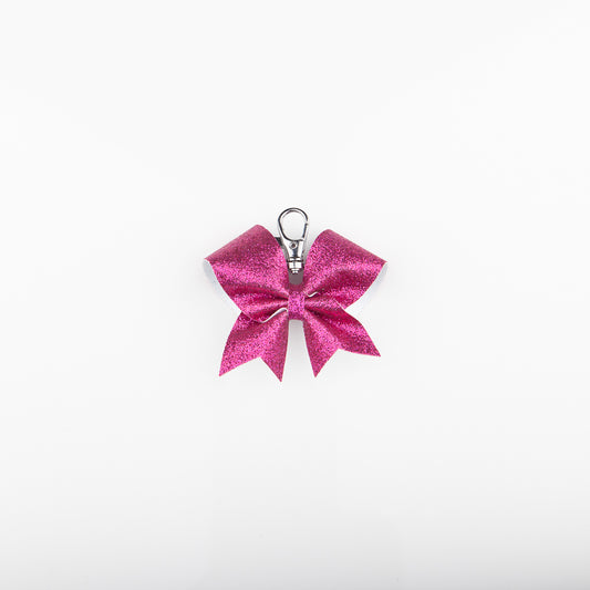 Nyckelring Bow Plain Hot Pink Ultra