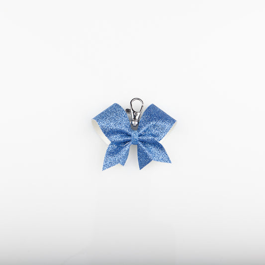 Keyring Bow Plain Old Blue