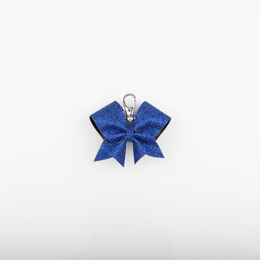 Keyring Bow Plain Royal Blue