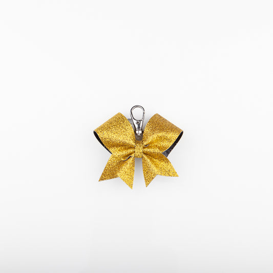 Keyring Bow Plain Gold