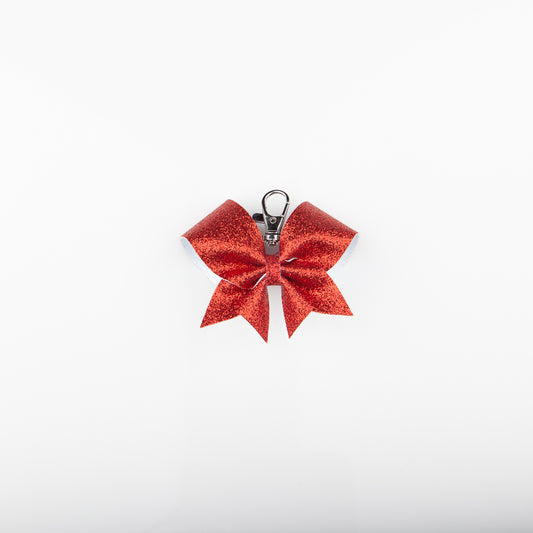 Key ring Bow Plain Red Ultra