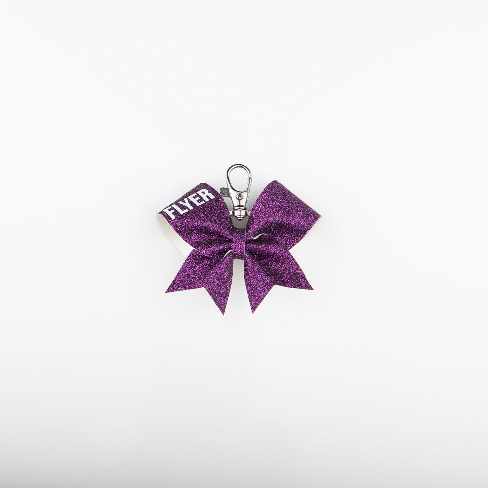 Keychain Bow Flyer Eggplant