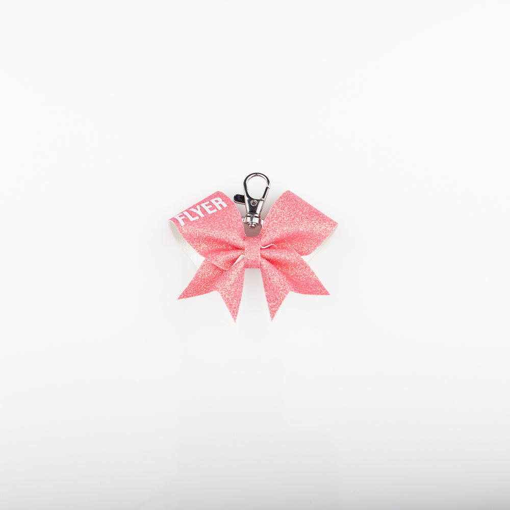 Key ring Bow Flyer Rainbow Coral