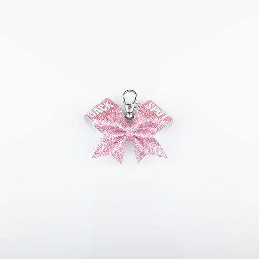 Keyring Bow Back Spot Light Pink Ultra