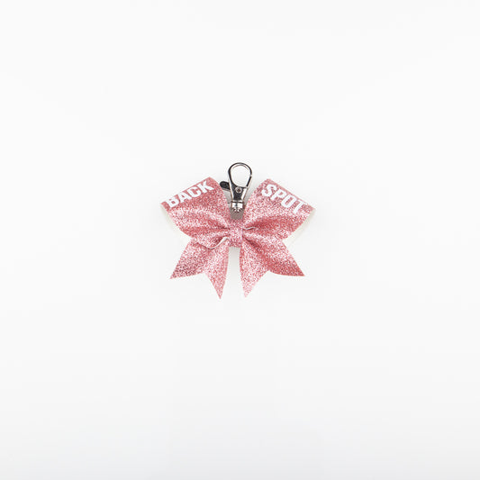 Keyring Bow Back Spot Rose Gold