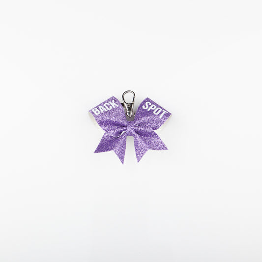 Keyring Bow Back Spot Lilac