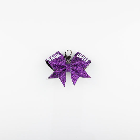 Keyring Bow Back Spot Purple