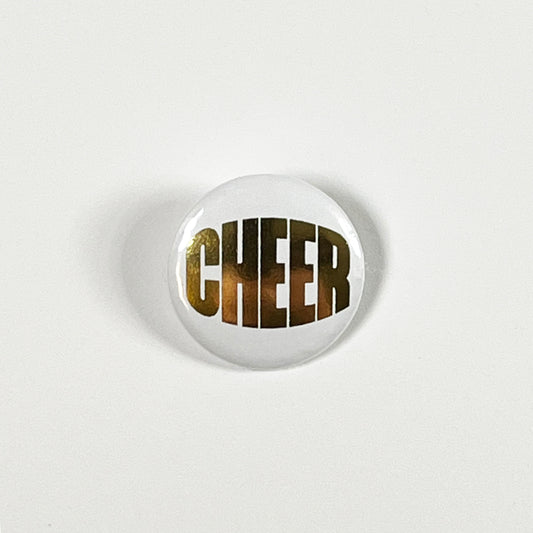 Button Cheer Metallic Gold