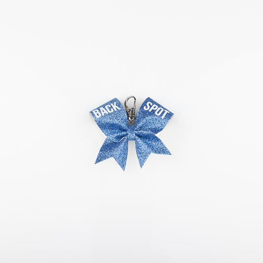 Keyring Bow Back Spot Old Blue