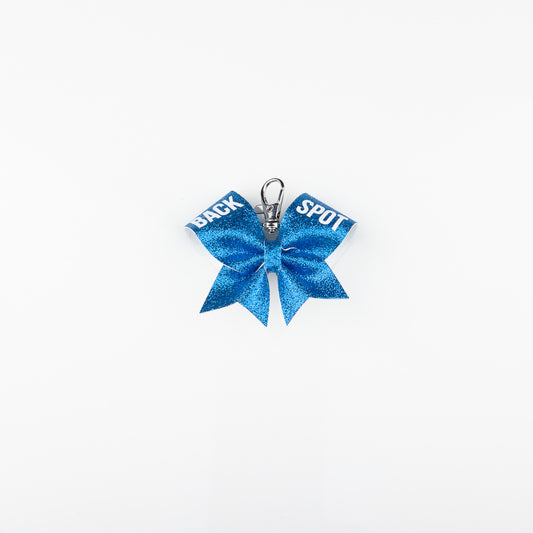 Keyring Bow Back Spot Blue Ultra