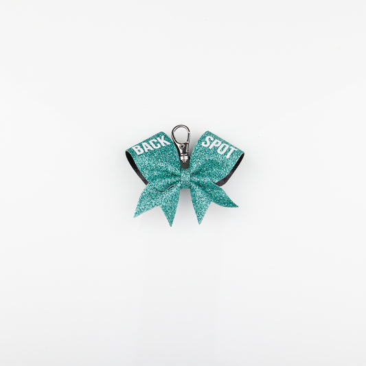 Keyring Bow Back Spot Jade