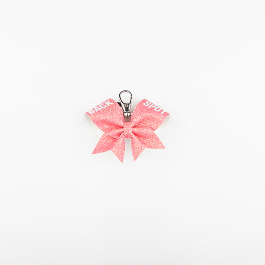 Keychain Bow Back Spot Neon Grape