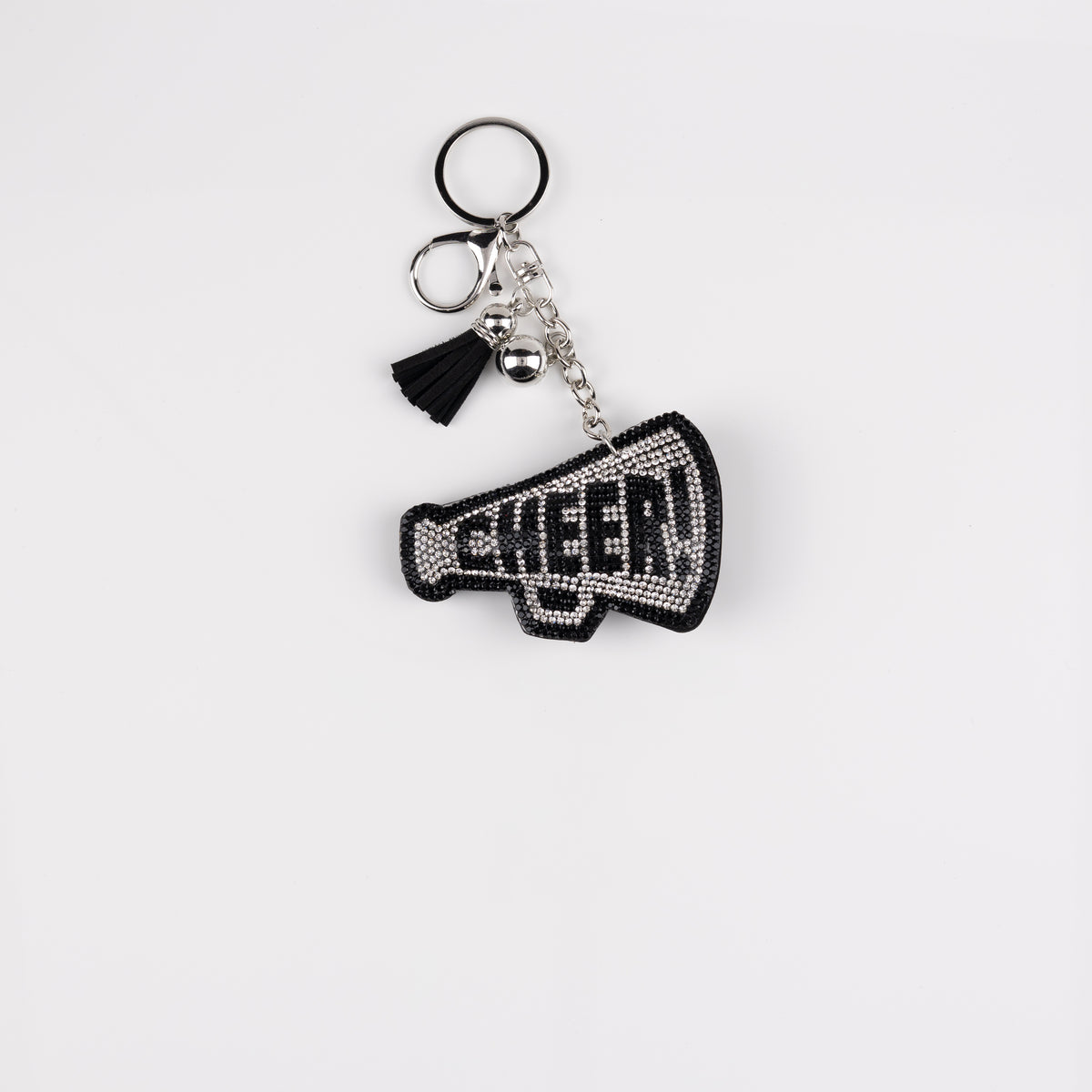 BAG CHARM MEGAPHONE BLACK/WHITE