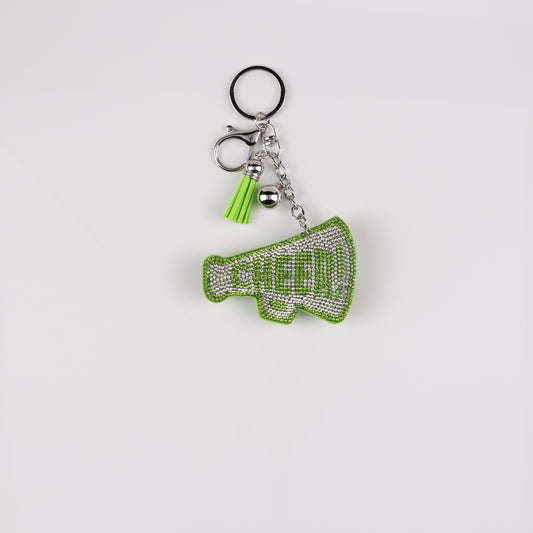 BAG CHARM MEGAPHONE LIME/WHITE