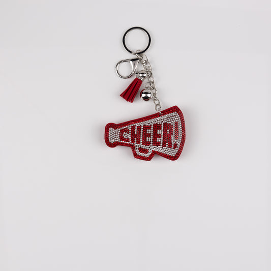 BAG CHARM MEGAPHONE RED/WHITE
