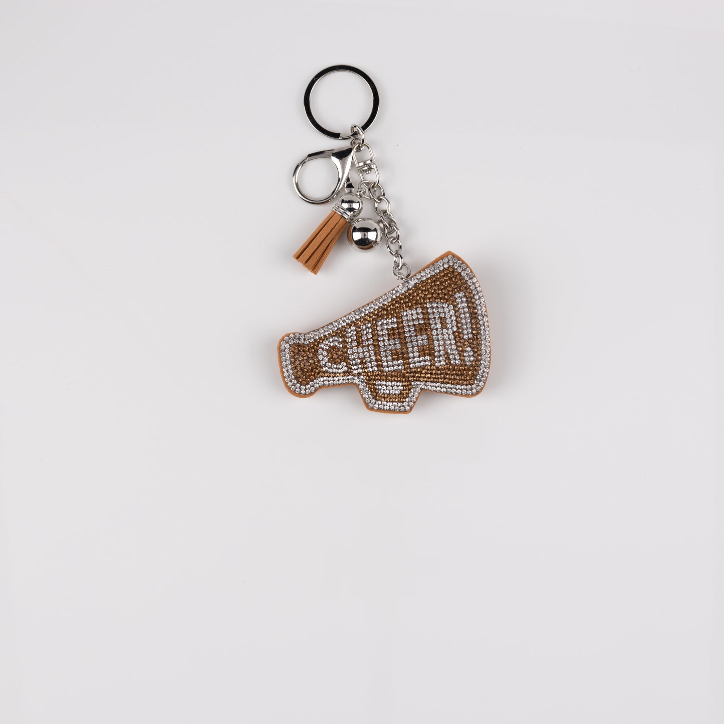 BAG CHARM MEGAPHONE WHITE/TEDDY
