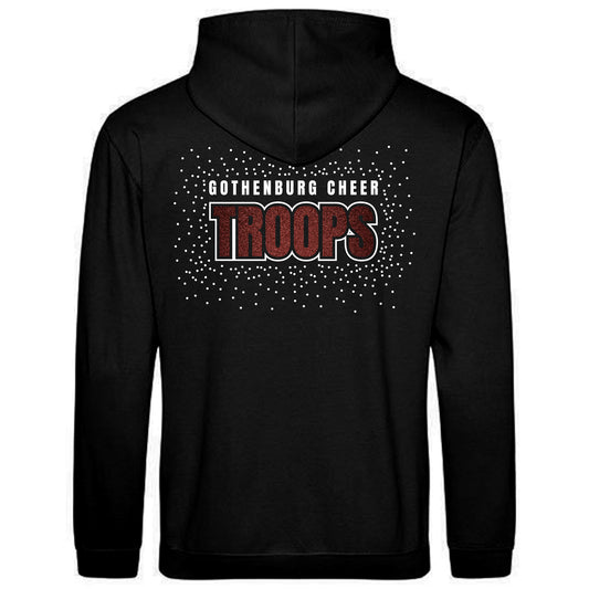 GC TROOPS Hoodie Zip Med Rhinestones
