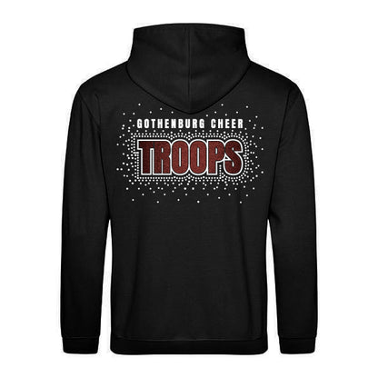 GC TROOPS Hoodie Zip Med Rhinestones