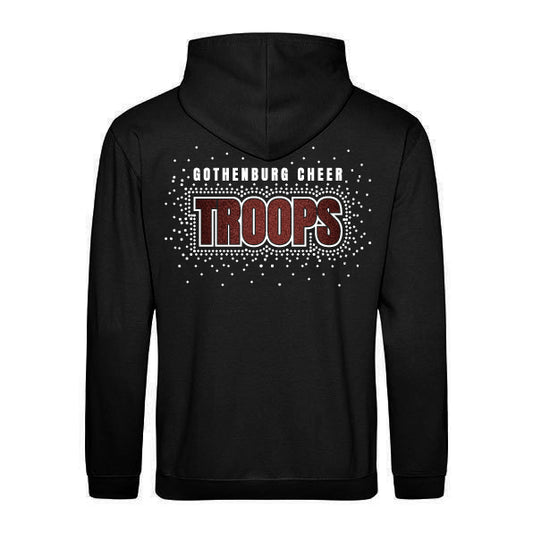 GC TROOPS Hoodie Zip Med Rhinestones