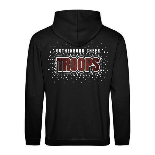 GC TROOPS Hoodie Zip Med Rhinestones