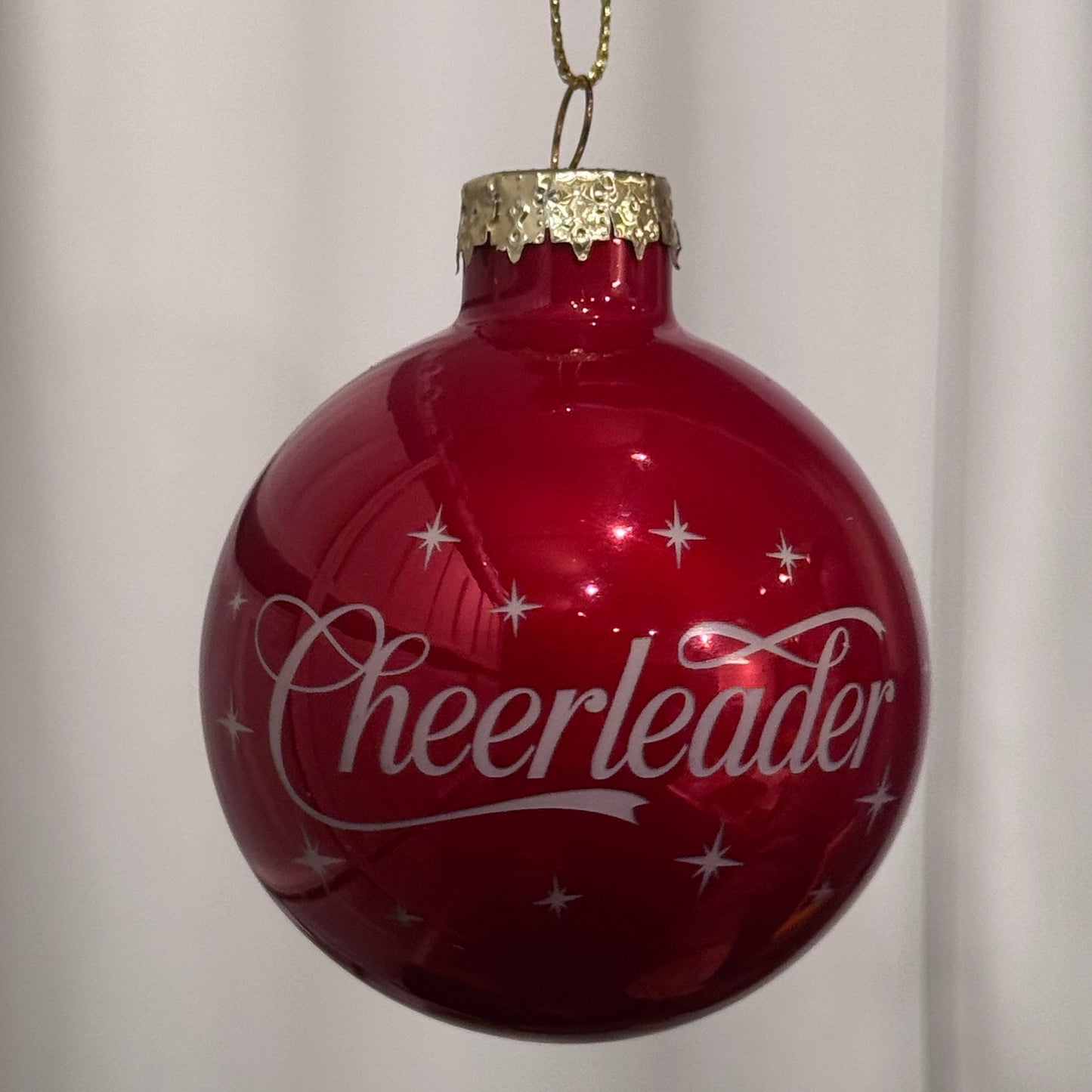 Julgranskula Blank Röd