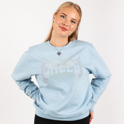 Collagtröja Cotton Candy Blue