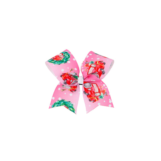 Little Bow Pink X-mas