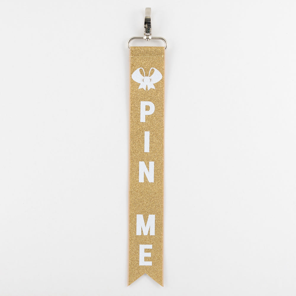 Pin Me Gold White