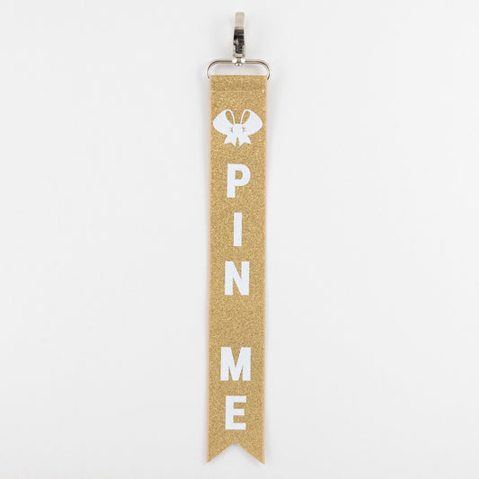 Pin Me Gold White