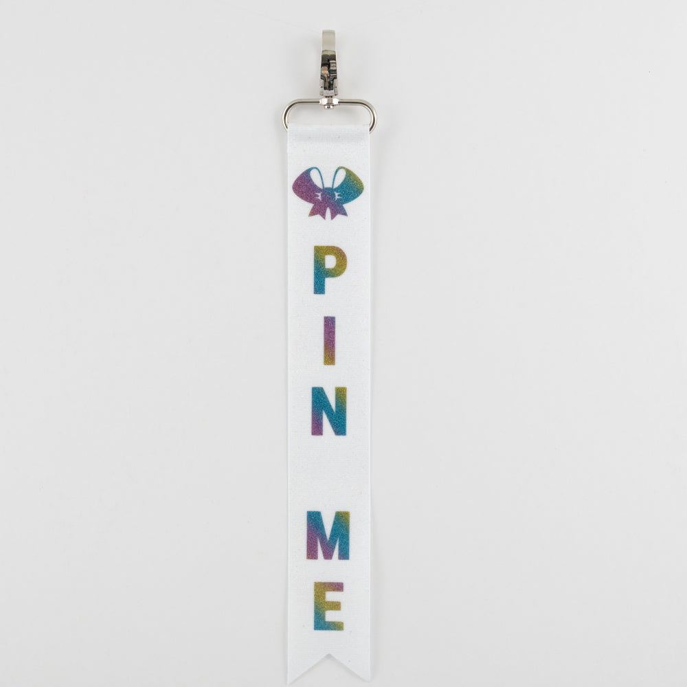 Pin Me White Rainbow